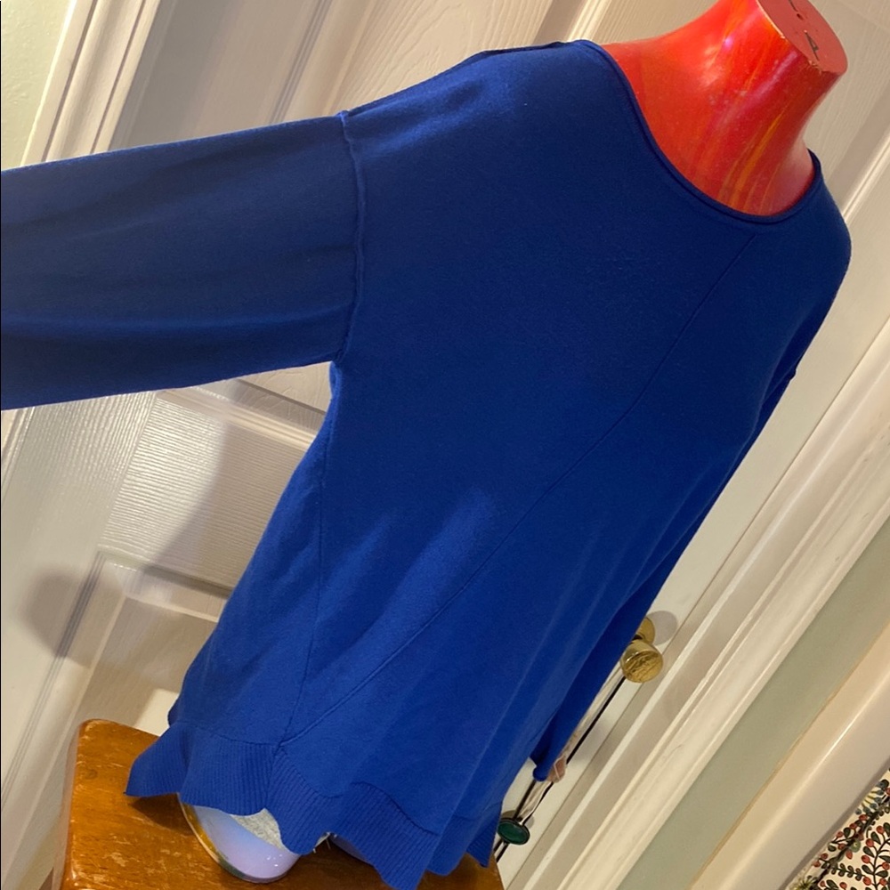 89th & Madison Blue Sweater - Picture 7 of 11